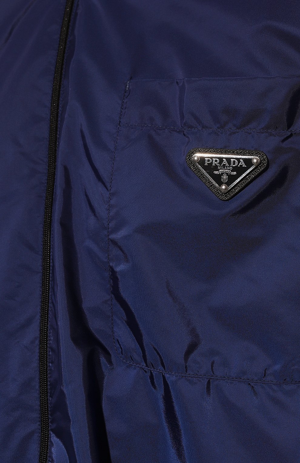 Рубашка PRADA синего цвета по цене 110000 руб., арт. SC557-1WQ9-F0216-212, фото 5 Рубашка PRADA, арт. SC557-1WQ9-F0216-212, фото 5