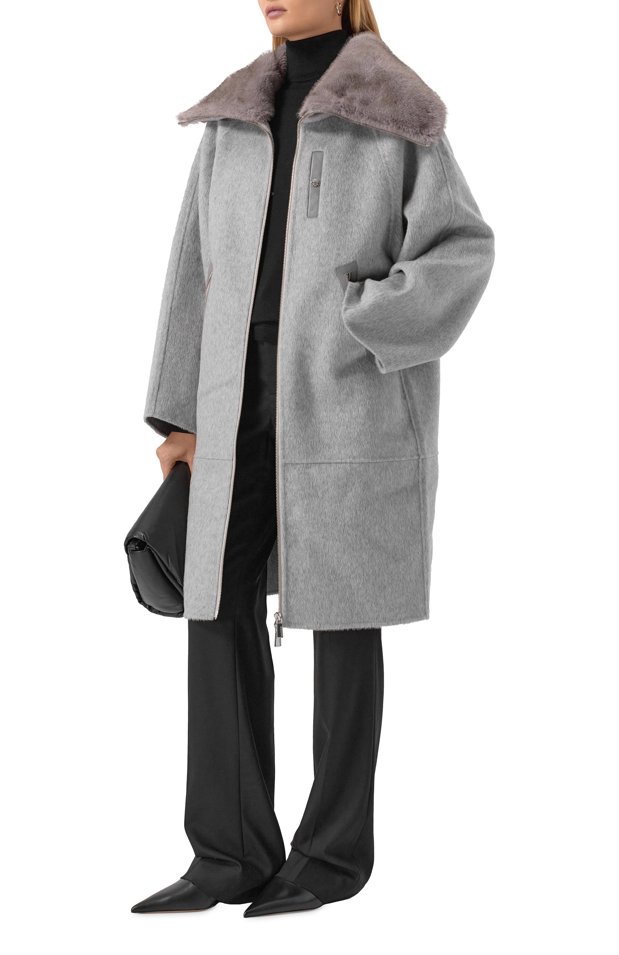 Пальто из шерсти и кашемира MAX AND MOI, арт. H25MILA, фото 2