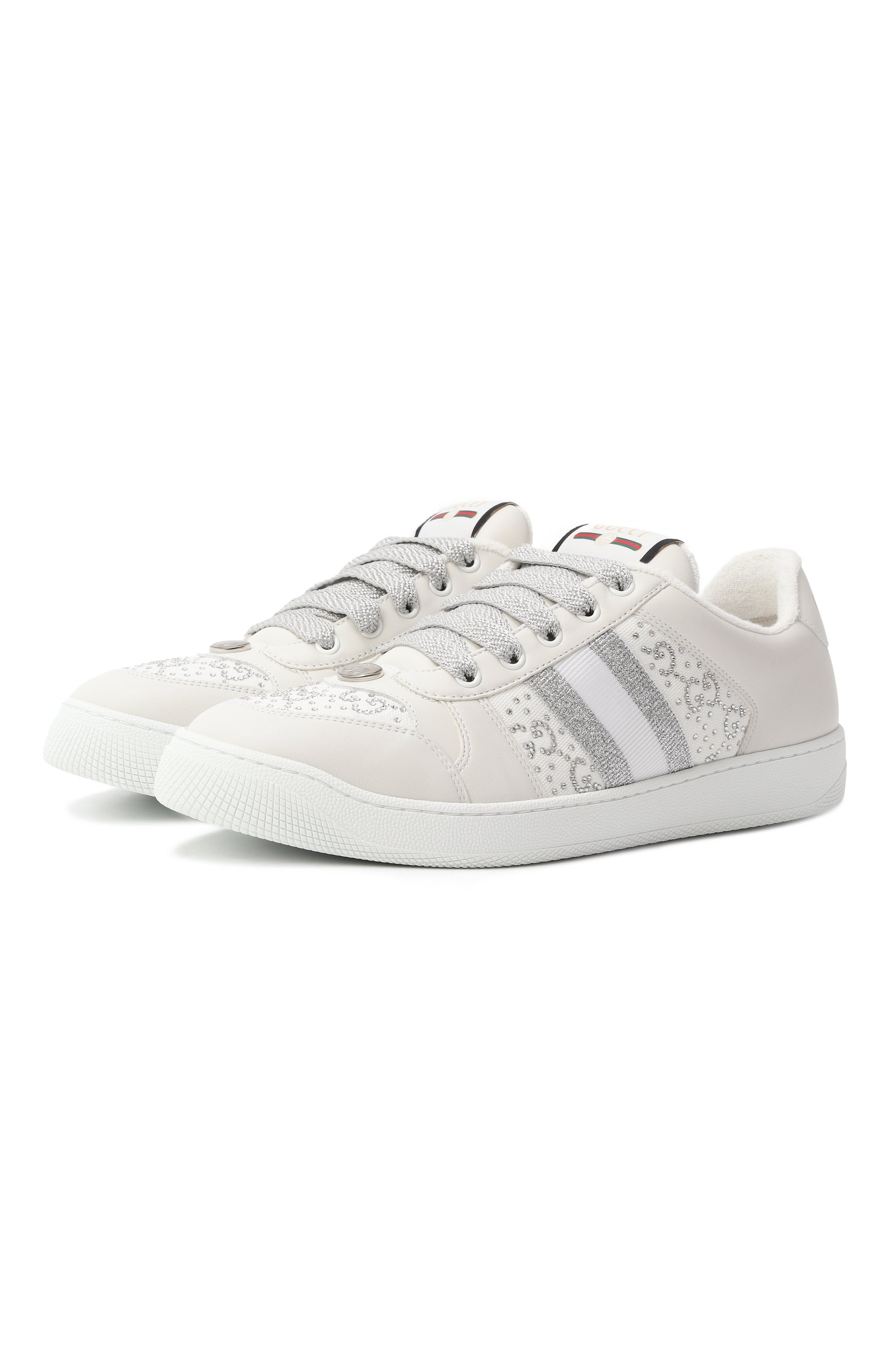 Комбинированные кеды screener GUCCI, арт. 732193/FADQ7, фото 1