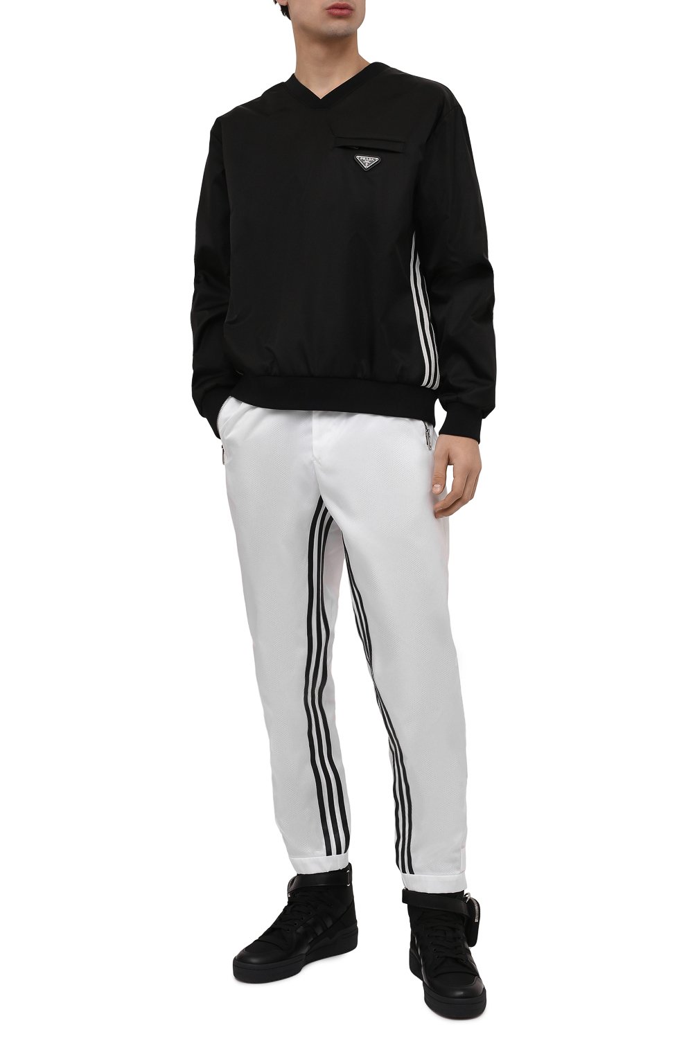 Комбинированные кеды adidas for prada re-nylon PRADA, арт. 2TG193-3LJX-F0557, фото 4