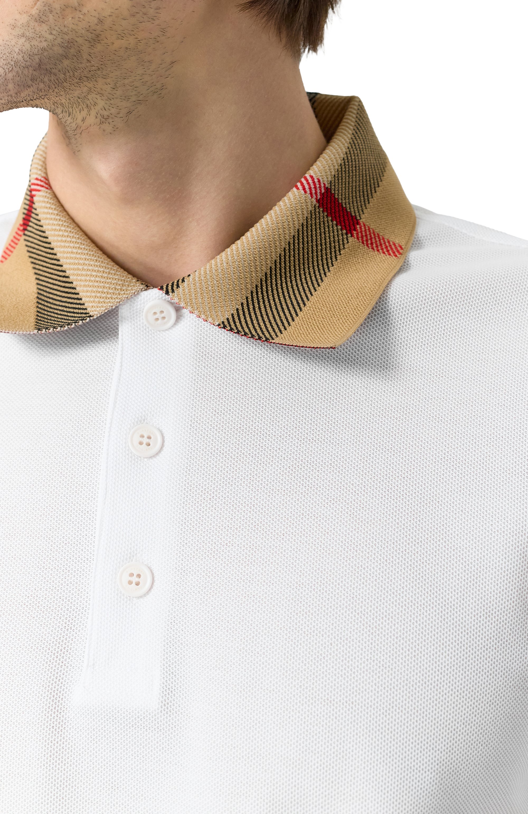 Хлопковое поло BURBERRY, арт. 8071621, фото 5