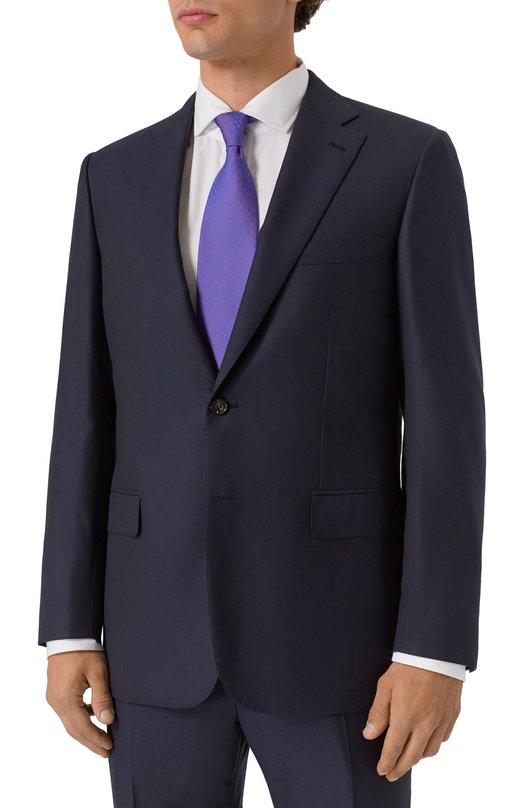 Шерстяной костюм Brioni RA000L/P5AMJ/BRUNIC0 Синий  RA000L/P5AMJ/BRUNIC0 Фото 3