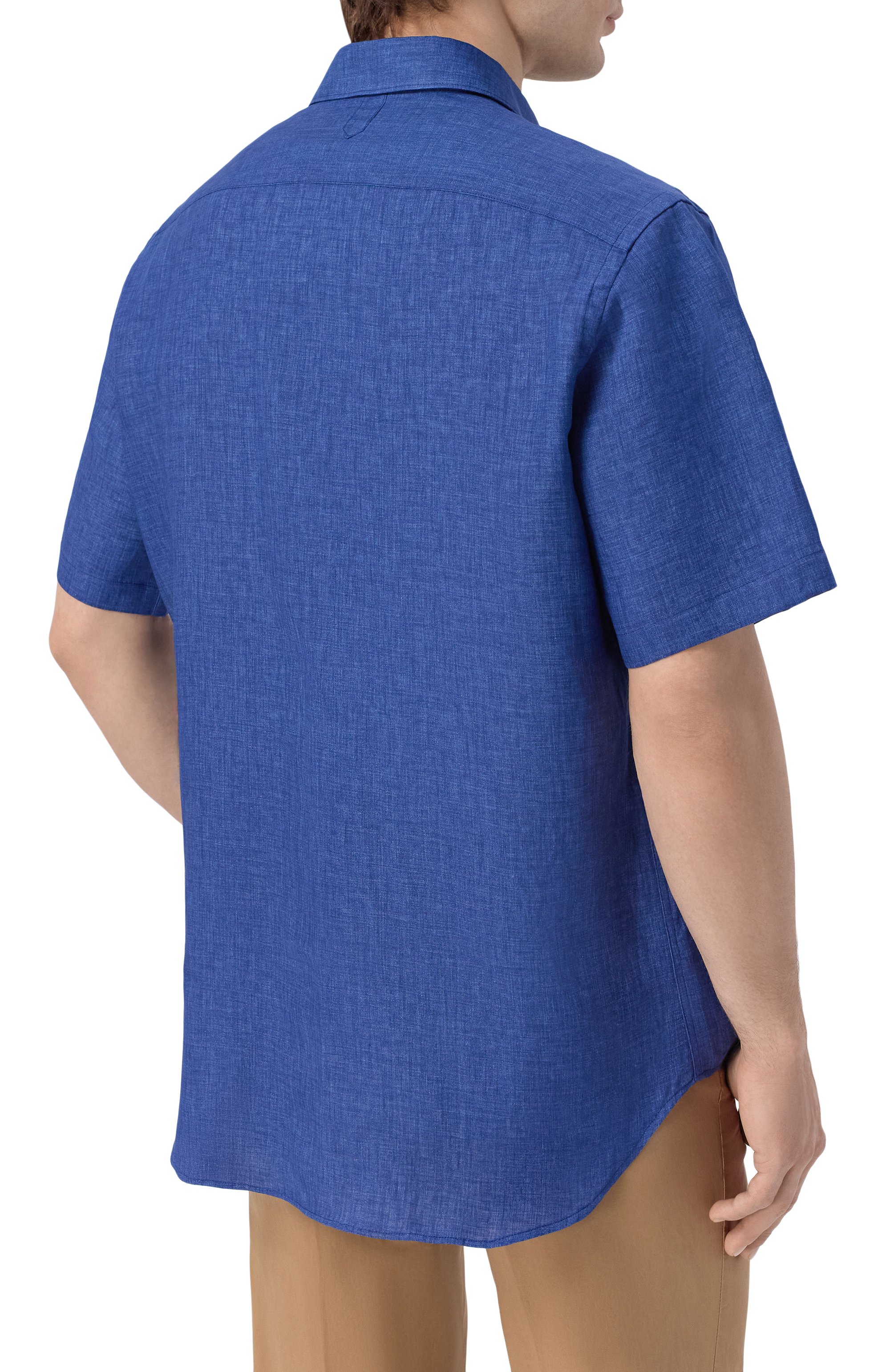 Льняная рубашка CANALI, арт. CSM7077/GL03099, фото 4