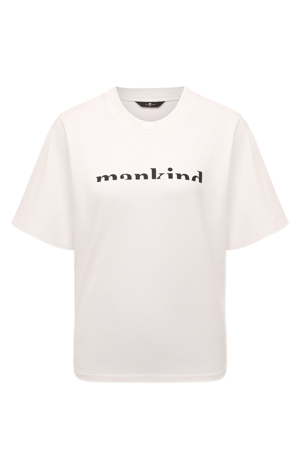 Хлопковая футболка 7 FOR ALL MANKIND, арт. JSLL97000W, фото 1