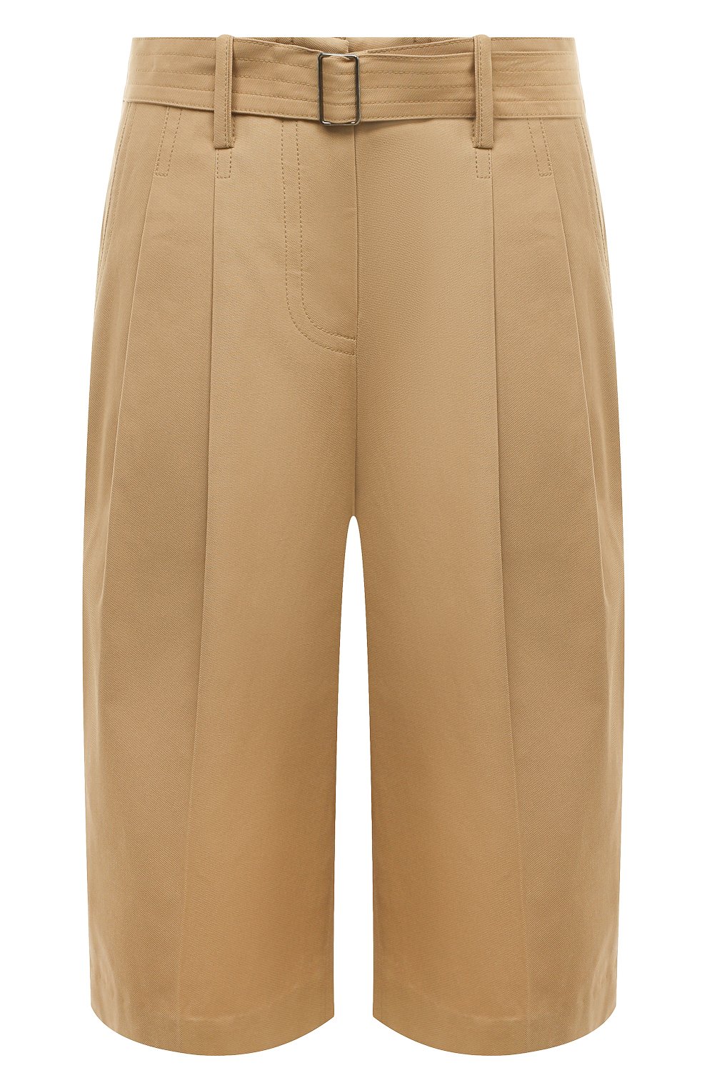 Хлопковые шорты LOW CLASSIC бежевого цвета по цене 31050 руб., арт. L0W22PF_PT02BE, фото 1 Хлопковые шорты LOW CLASSIC, арт. L0W22PF_PT02BE, фото 1