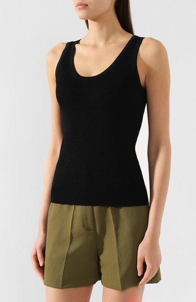 Топ из вискозы MICHAEL MICHAEL KORS черного цвета по цене 7995 руб., арт. MS96NYL5ZV, фото 3 Топ из вискозы MICHAEL MICHAEL KORS, арт. MS96NYL5ZV, фото 3