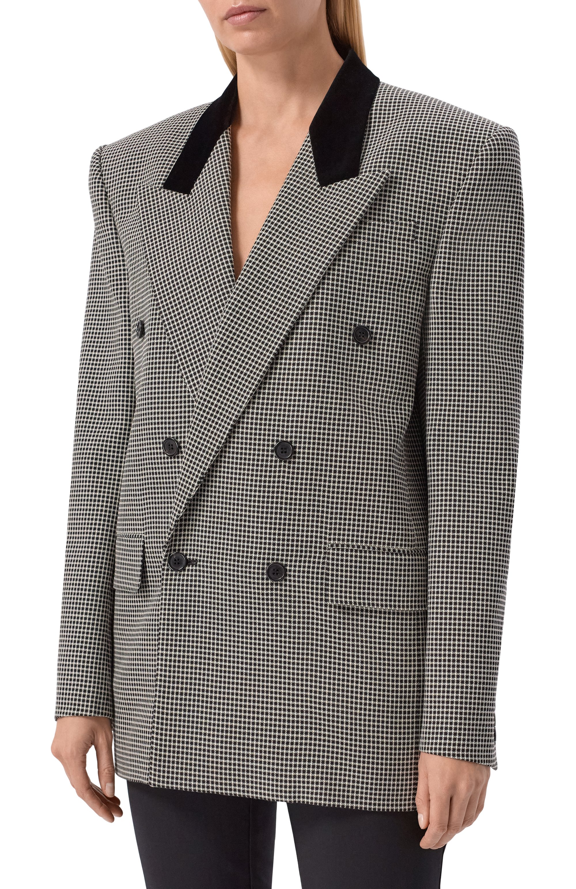 Шерстяной жакет SAINT LAURENT, арт. 766163/Y7E60, фото 3