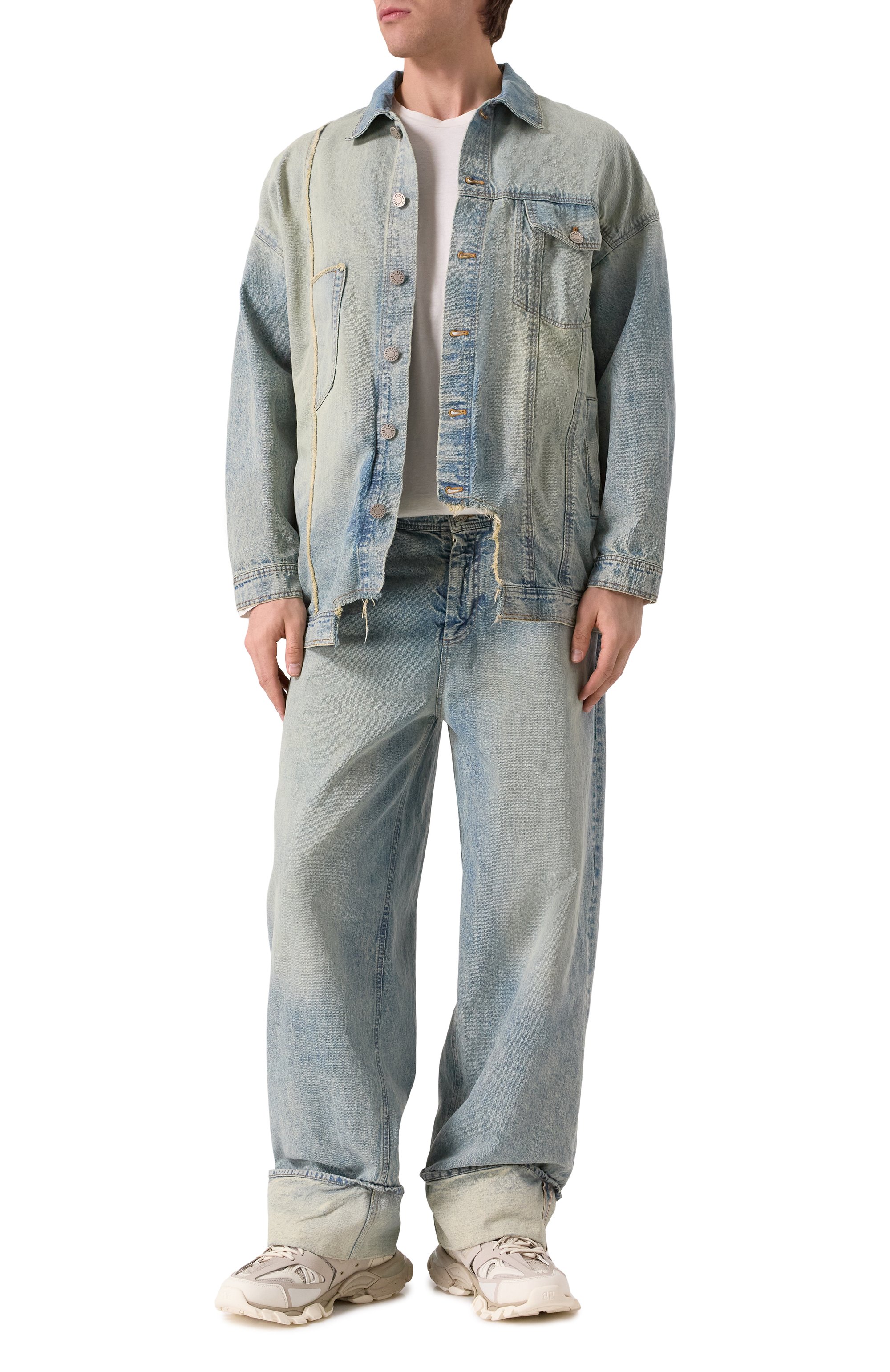 Комбинированные кроссовки track BALENCIAGA, арт. 542023/W3FE4, фото 2