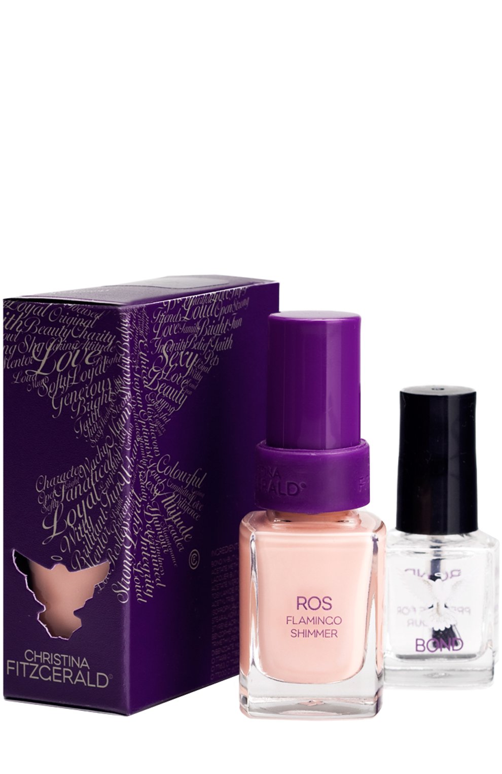 Лак для ногтей \трепетный фламинго\" ros flamingo shimmer + bond" CHRISTINA FITZGERALD, арт. 9333381000873, фото 1