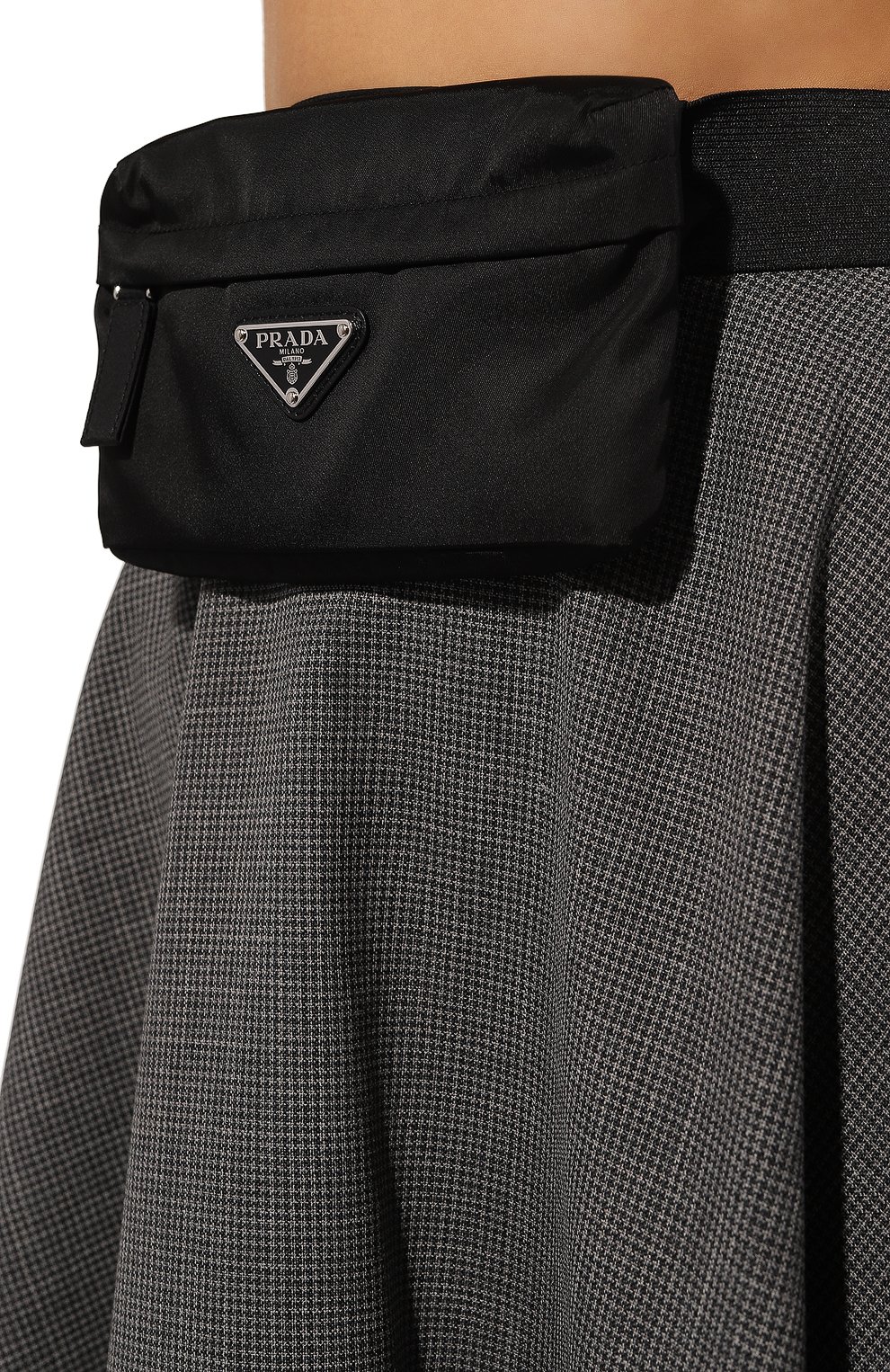 Шерстяная юбка PRADA, арт. P147T-1QKW-F0308-212, фото 5