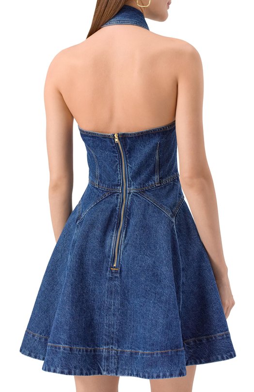 Джинсовое платье self-portrait PF25830SBL Синий  PF25830SBL Фото 3