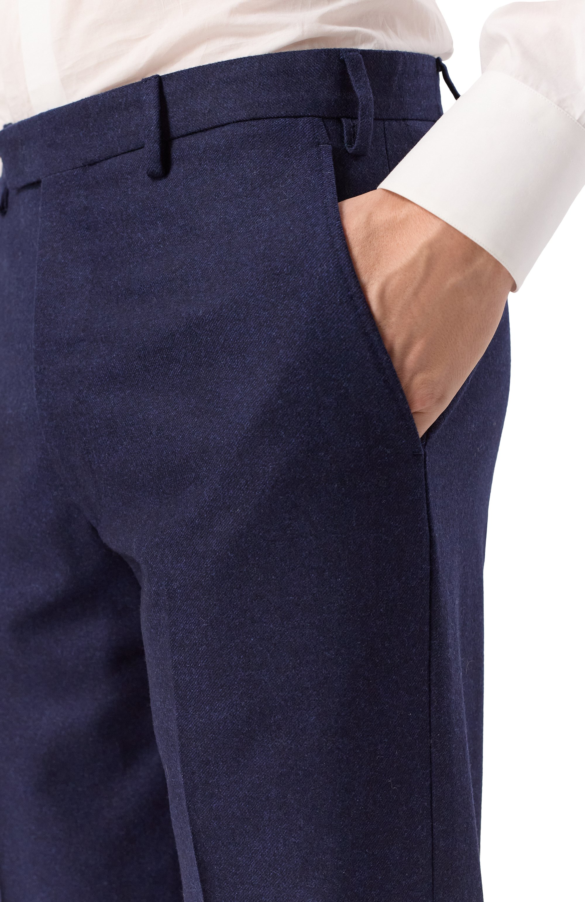 Шерстяные брюки MVST темно-синего цвета по цене 64050 руб., арт. 30MM/9644, фото 5 Шерстяные брюки MVST, арт. 30MM/9644, фото 5