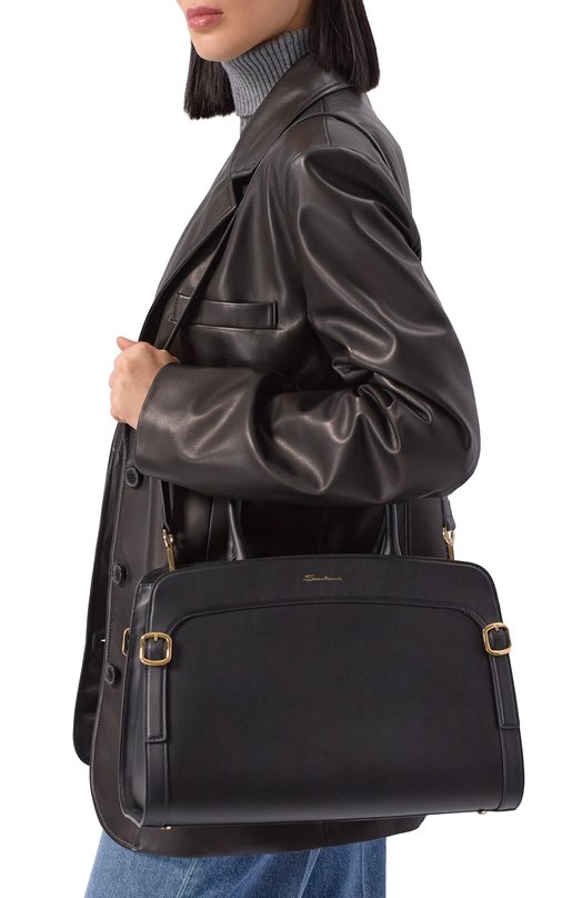 Сумка Santoni DFBGA2779DB-HFRY Чёрный  DFBGA2779DB-HFRY Фото 2