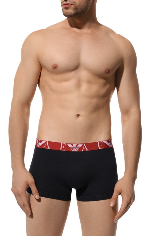 Комплект из трех боксеров Emporio Armani 111357/4F715 Синий  111357/4F715 Фото 6