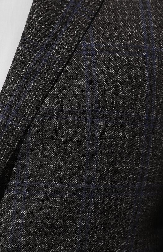 Шерстяной пиджак Corneliani 946002-9416454 Серый  946002-9416454 Фото 7