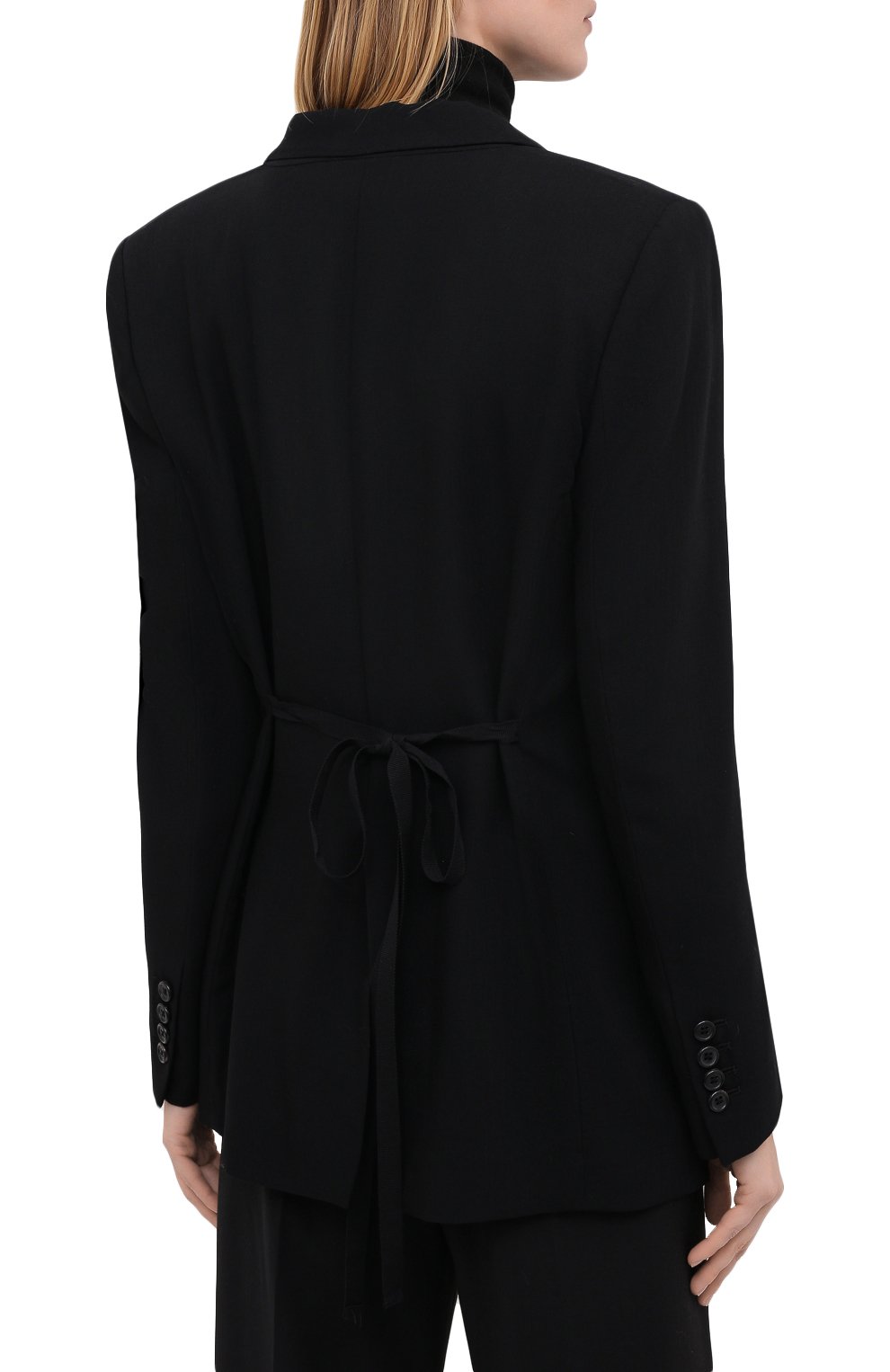 Шерстяной жакет ANN DEMEULEMEESTER, арт. 2002-1012-P-170-099, фото 4
