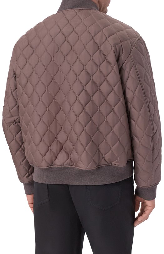 Шелковый бомбер MVST M25.1PM.0005/BIG SIZE/ZEGNA SILKY Бежевый  M25.1PM.0005/BIG SIZE/ZEGNA SILKY Фото 4