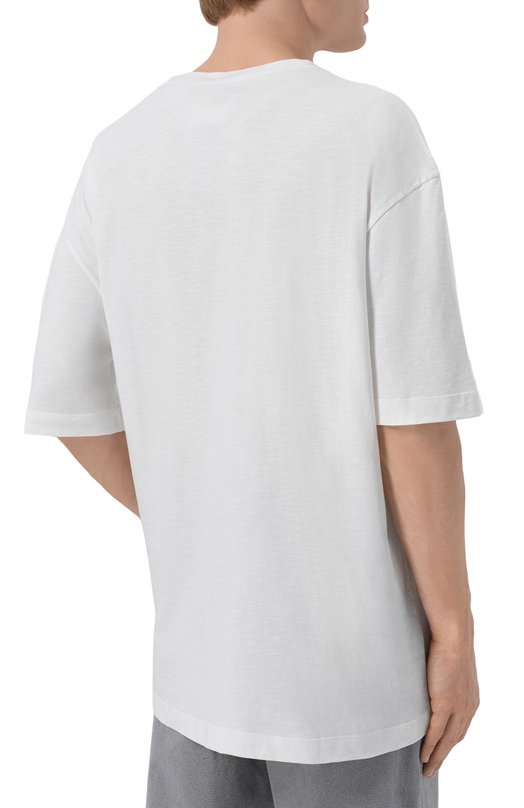 Хлопковая футболка Maison Margiela S50GC0732/M20164 Белый  S50GC0732/M20164 Фото 4