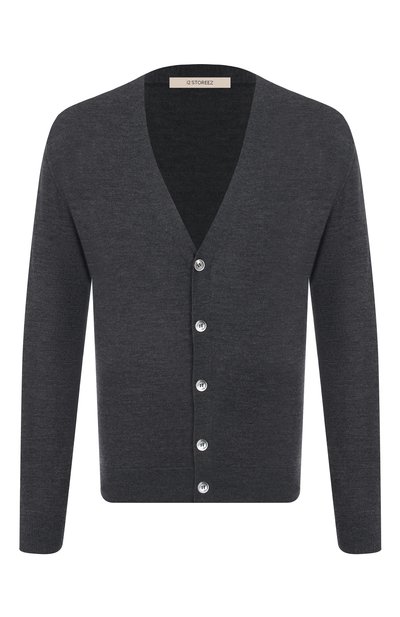 Мужской кардиган из шерсти и шелка 12 STOREEZ, арт. 126560