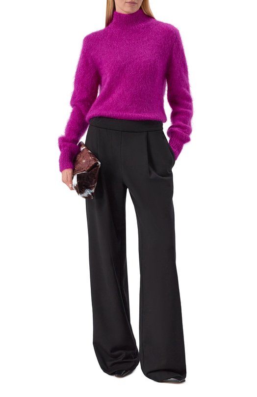 Шерстяной свитер Dries Van Noten 252-011249-2733 Розовый  252-011249-2733 Фото 2