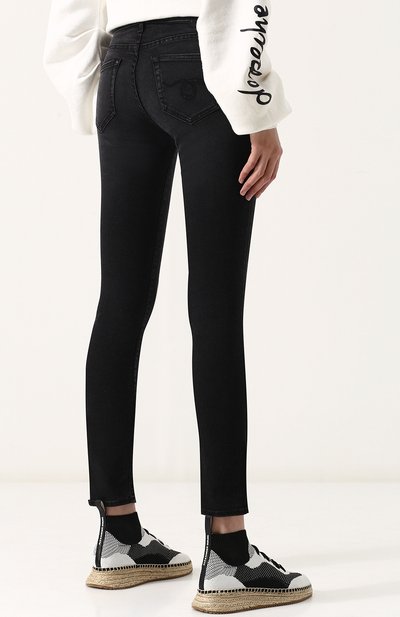 Укороченные джинсы-скинни с потертостями R13, арт. R13W4021-98, фото 4