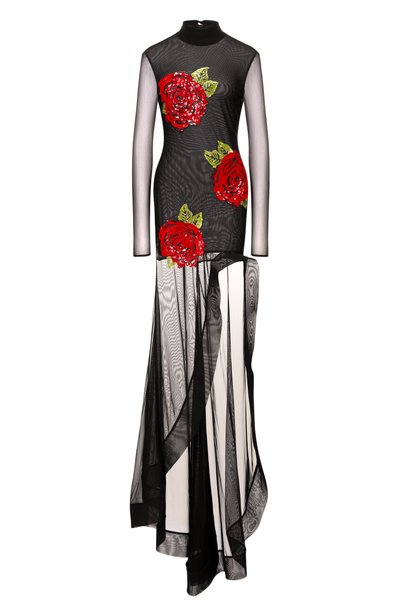 Женское платье с отделкой пайетками BLUMARINE, арт. RF6103J0001