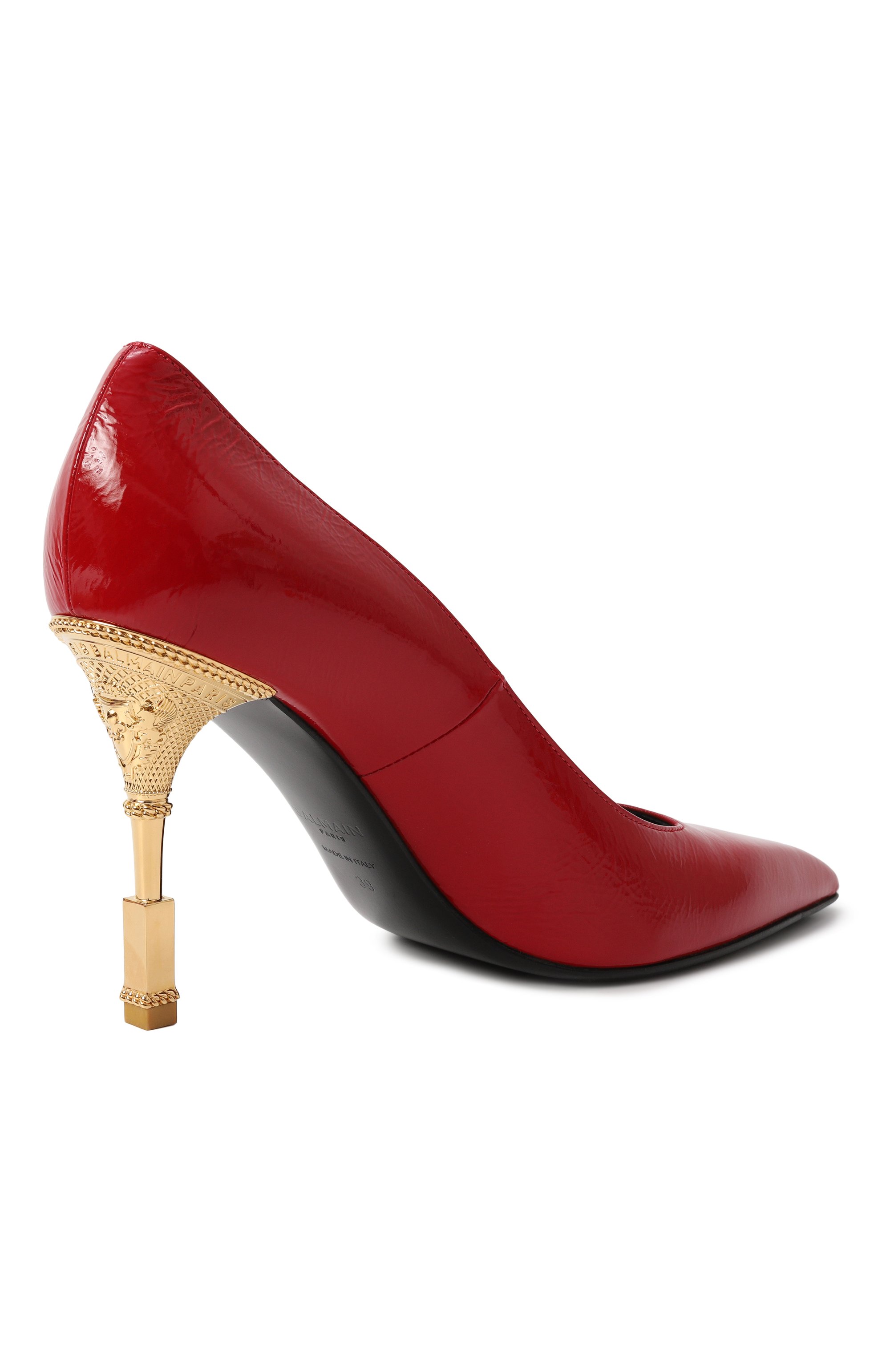 Кожаные туфли moneta 95 BALMAIN, арт. BN1UA806/LSHK, фото 5