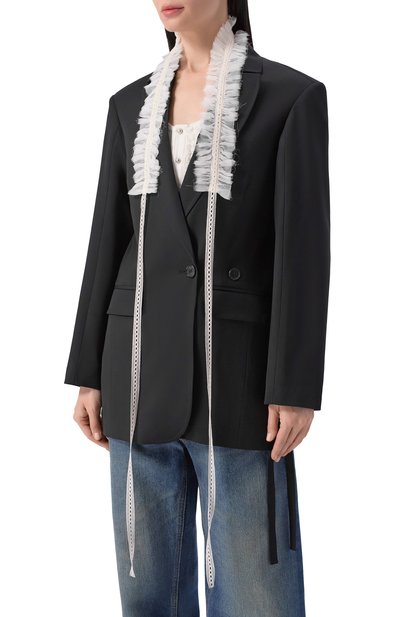 Шелковый воротник ANN DEMEULEMEESTER, арт. B0014044/FA732, фото 2