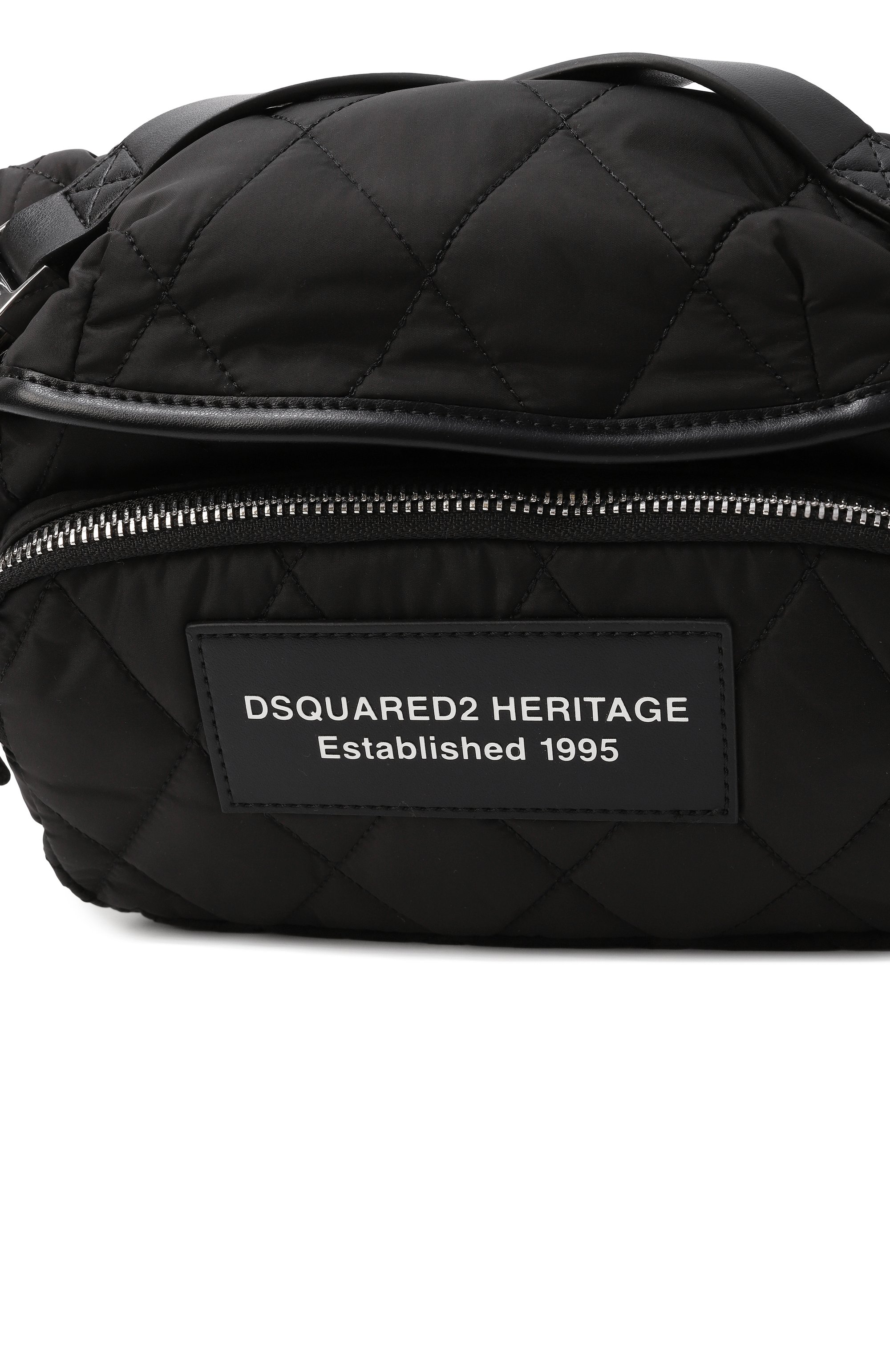 Поясная сумка heritage DSQUARED2 черного цвета по цене 69950 руб., арт. BBM0074/11702380, фото 3 Поясная сумка heritage DSQUARED2, арт. BBM0074/11702380, фото 3