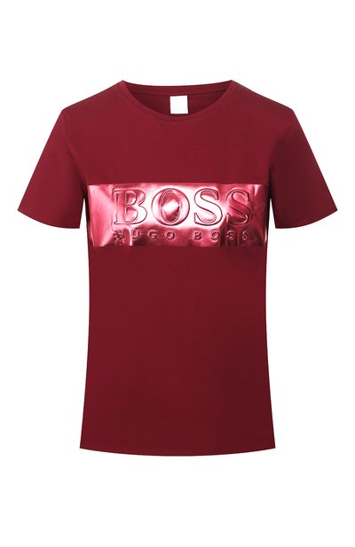 Женская хлопковая футболка BOSS, арт. 50419435