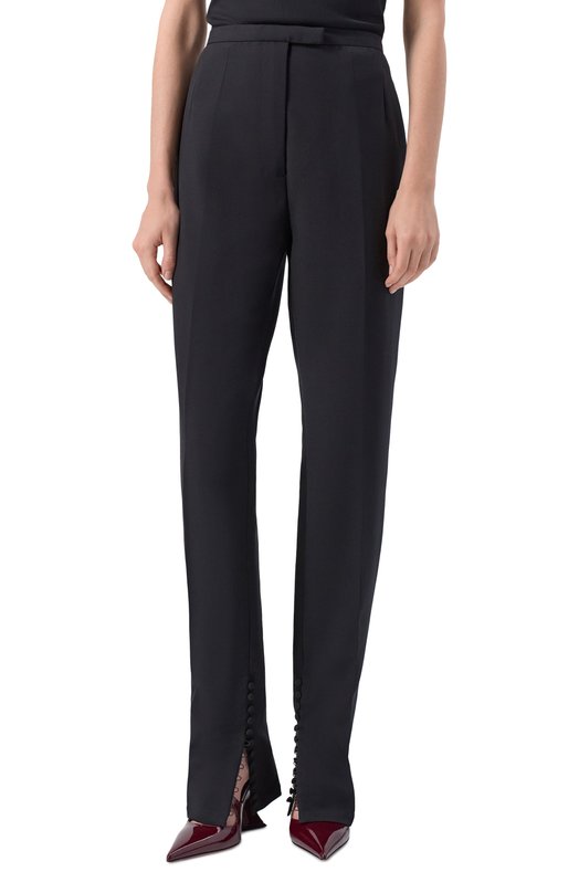 Шерстяные брюки Dries Van Noten 252-010951-2249 Чёрный  252-010951-2249 Фото 3