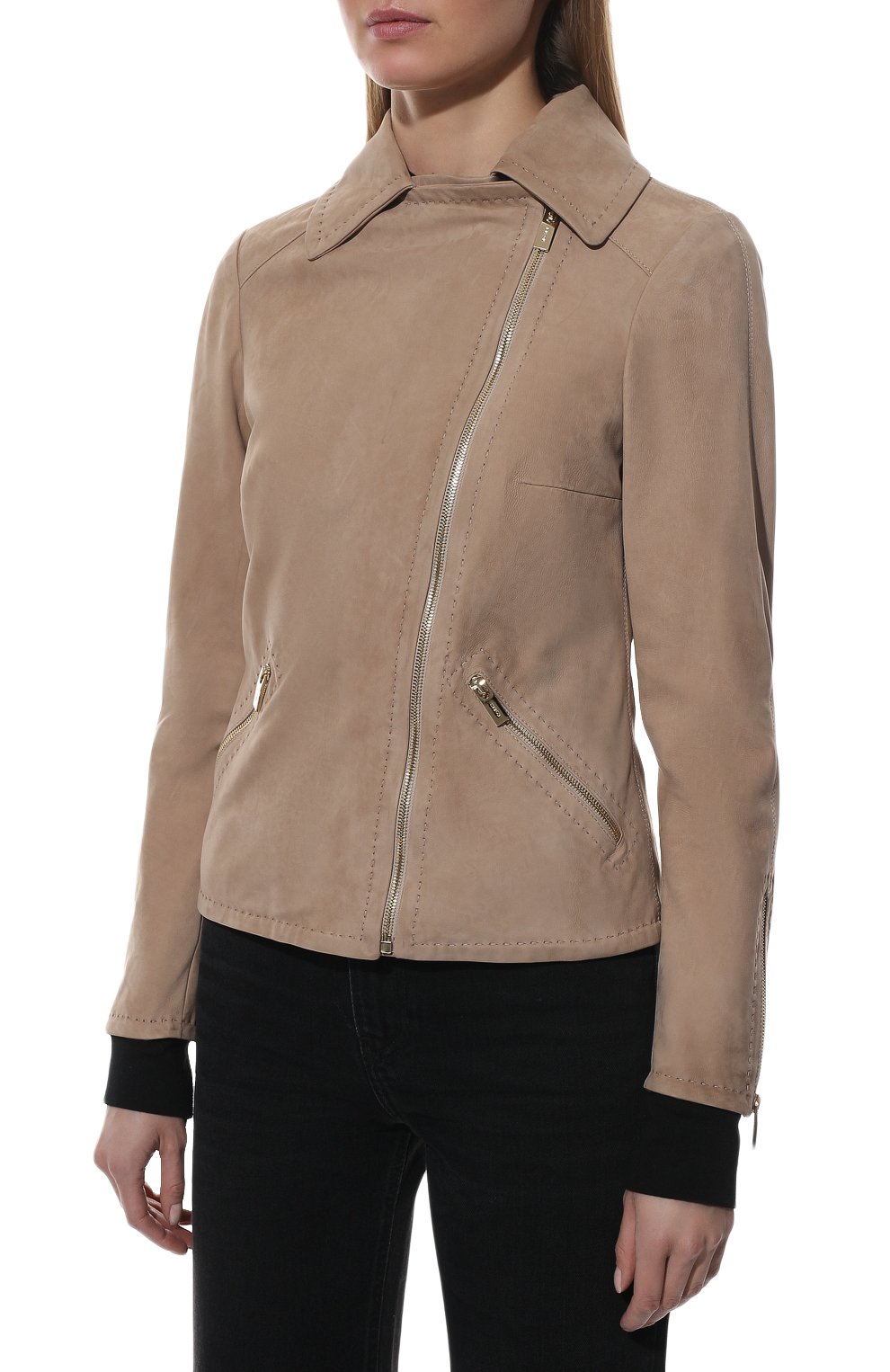 Замшевая куртка KITON, арт. D53576X04T71, фото 3