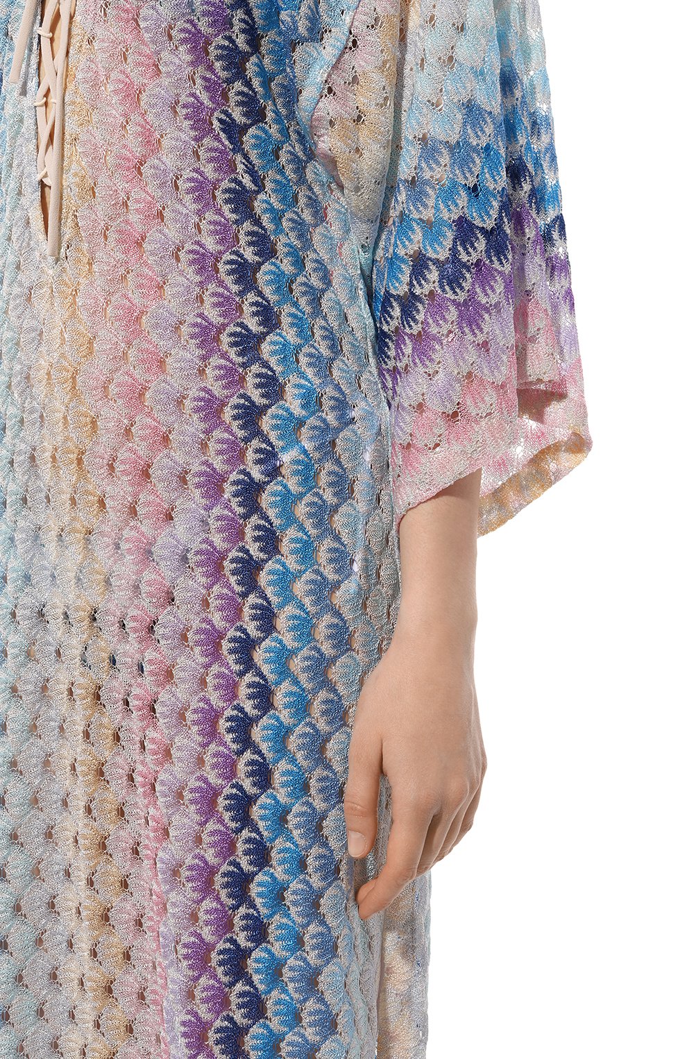 Туника из вискозы MISSONI разноцветного цвета по цене 99500 руб., арт. MC23SQ06/BR00TD, фото 5 Туника из вискозы MISSONI, арт. MC23SQ06/BR00TD, фото 5