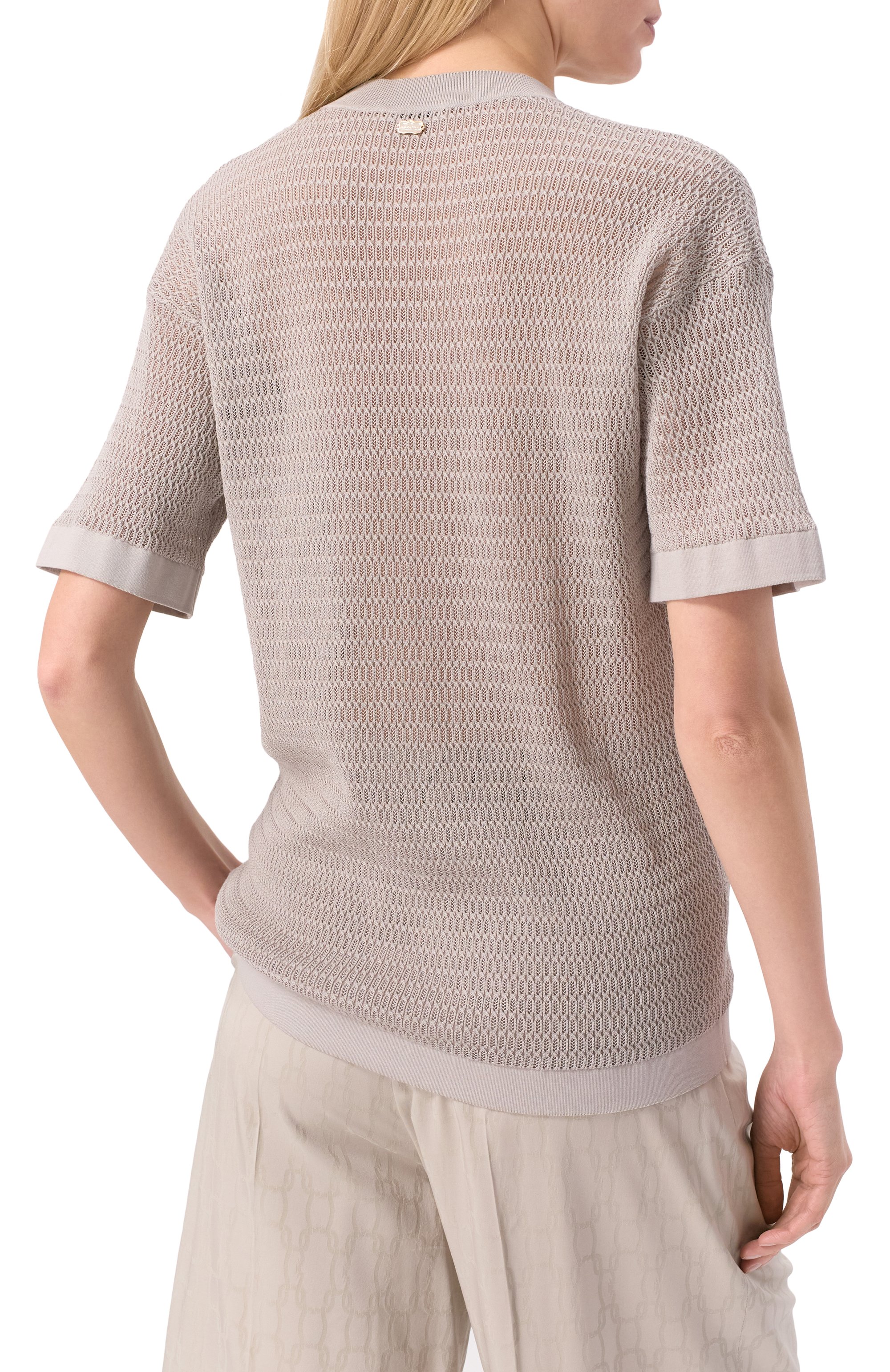 Пуловер из хлопка и шелка AGNONA, арт. K109015/6Q180M, фото 4