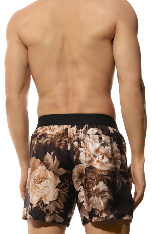 Шелковые боксеры Dolce & Gabbana M4F05T/IS1UJ Коричневый  M4F05T/IS1UJ Фото 3