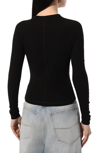 Хлопковый лонгслив Y-3, арт. HY1251, фото 4