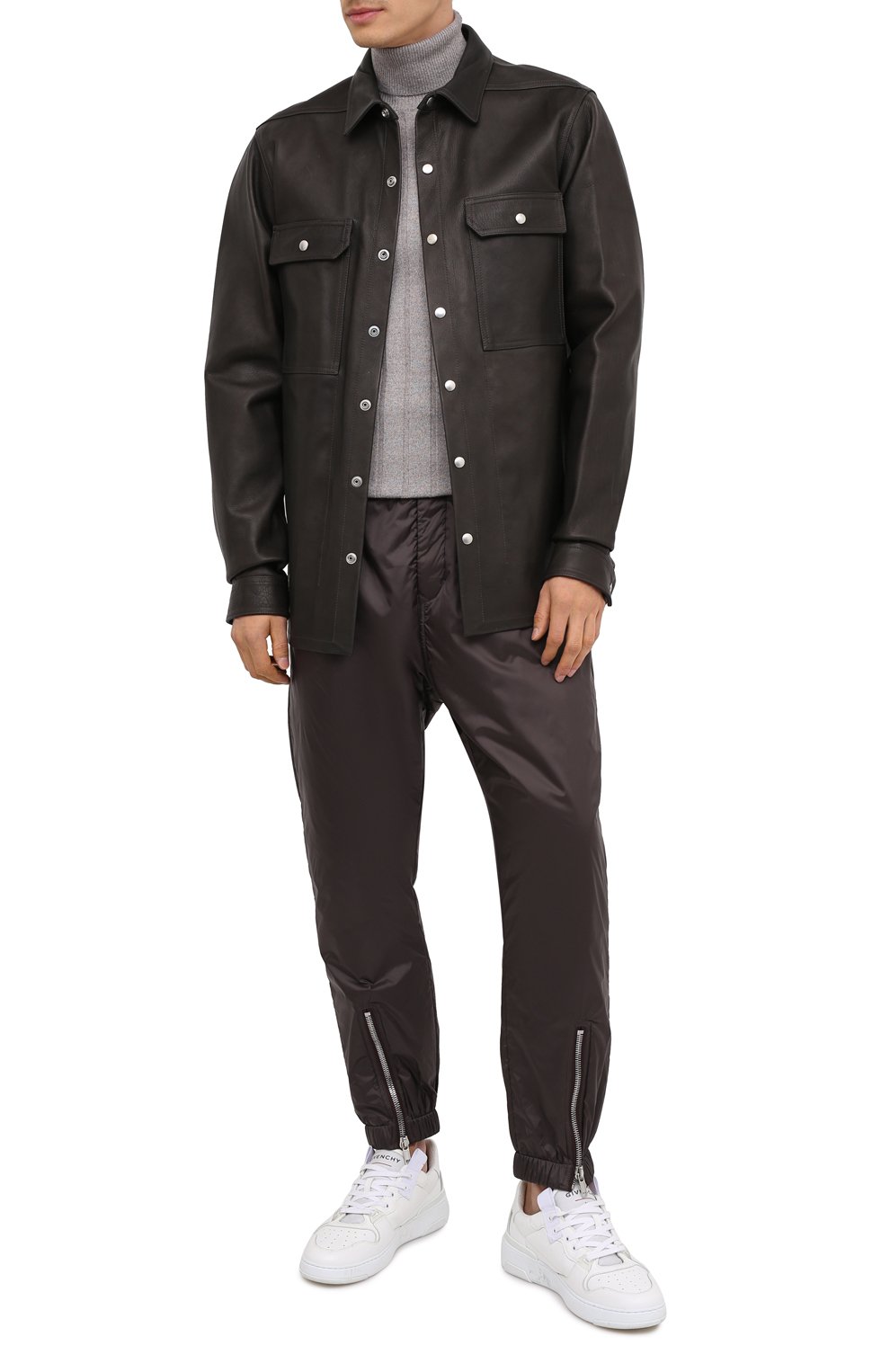 Кожаная рубашка RICK OWENS, арт. RU20F3729/LCW, фото 2