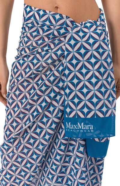 Хлопковое парео MAX MARA, арт. BCHELFI 261654101, фото 5