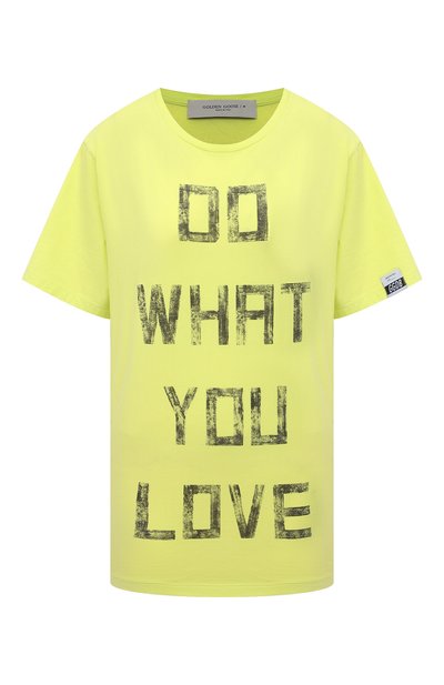 Женская хлопковая футболка GOLDEN GOOSE DELUXE BRAND, арт. GWP00805.P000284