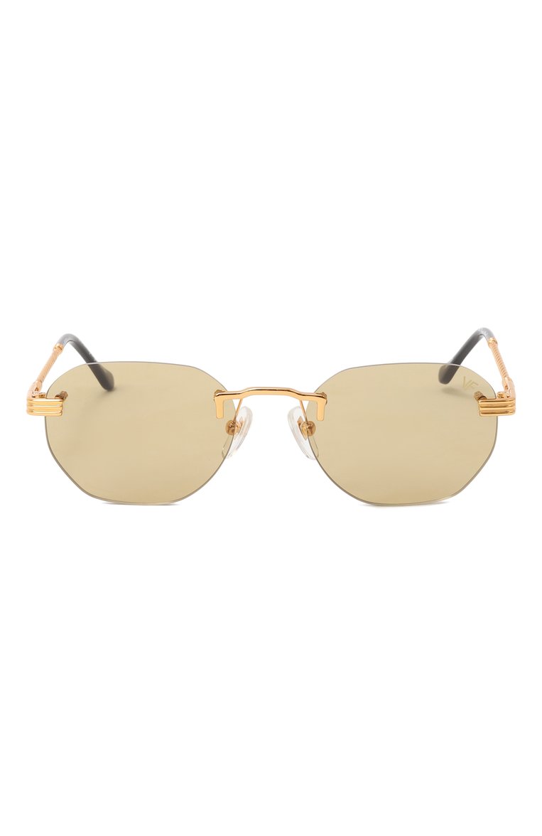 Солнцезащитные очки VINTAGE FRAMES, арт. DETR0IT PLAYER 24KT G0LD/AMBER, фото 1