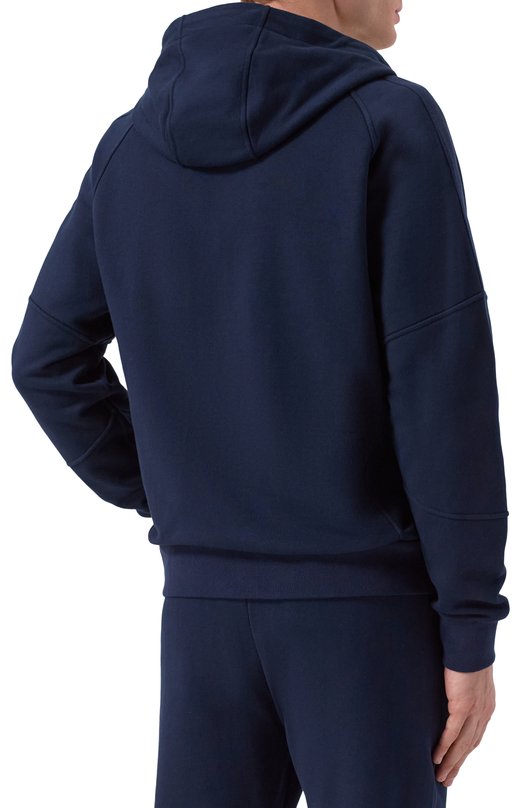 Хлопковая толстовка Kiton UMKZ02303 Синий  UMKZ02303 Фото 4