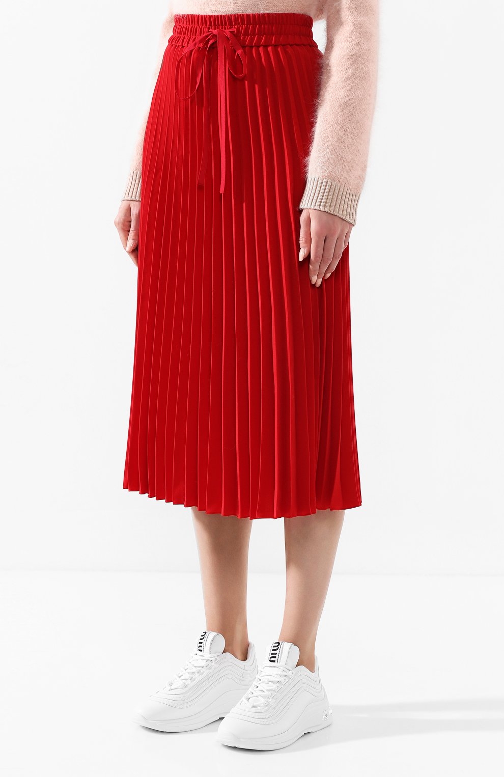 Плиссированная юбка REDVALENTINO, арт. SR0RAB85/2QL, фото 3