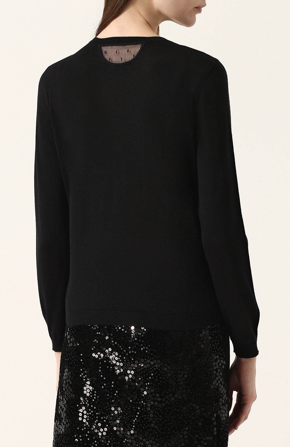 Кардиган на пуговицах из смеси кашемира и шелка REDVALENTINO, арт. PR3KA00V/1W7, фото 4