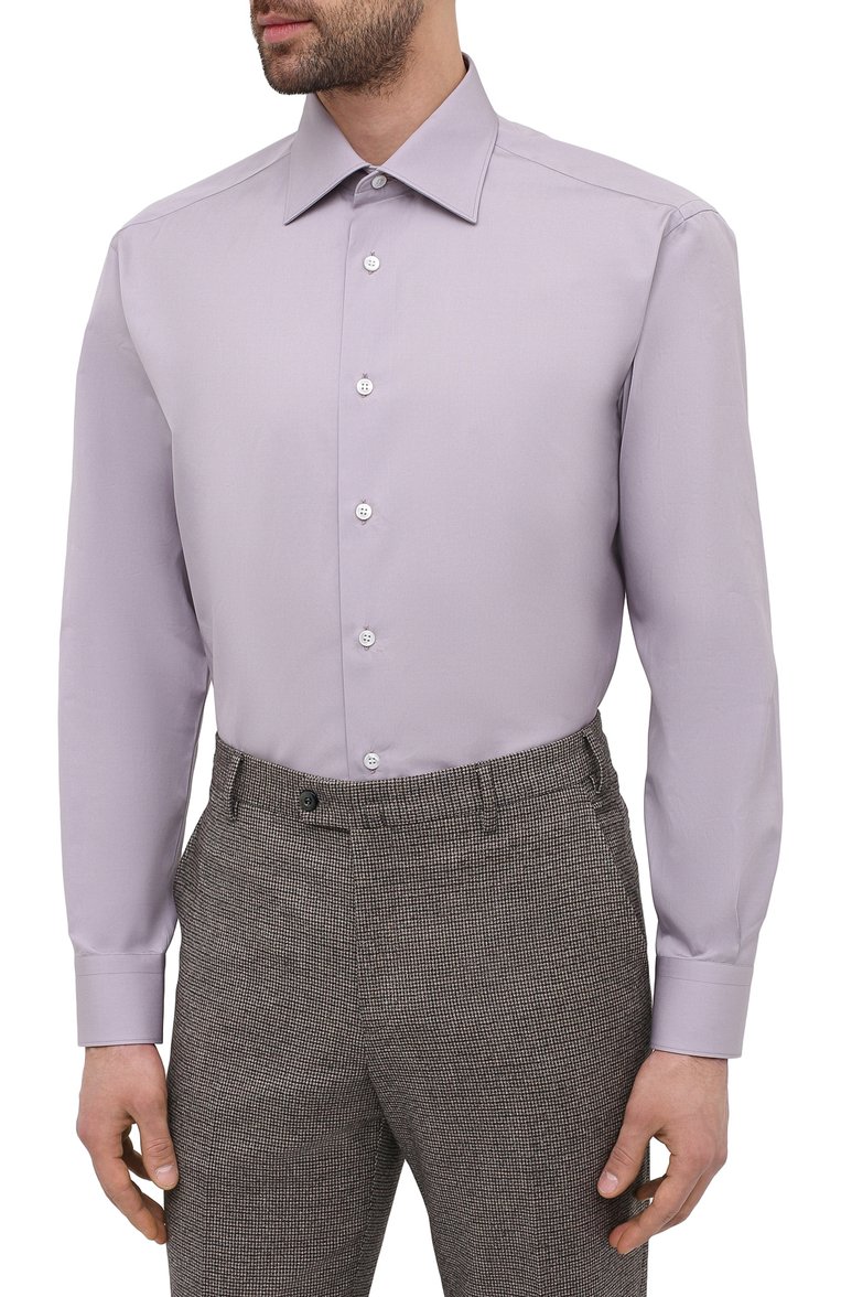 Хлопковая сорочка BRIONI, арт. RCA20M/P006B, фото 3