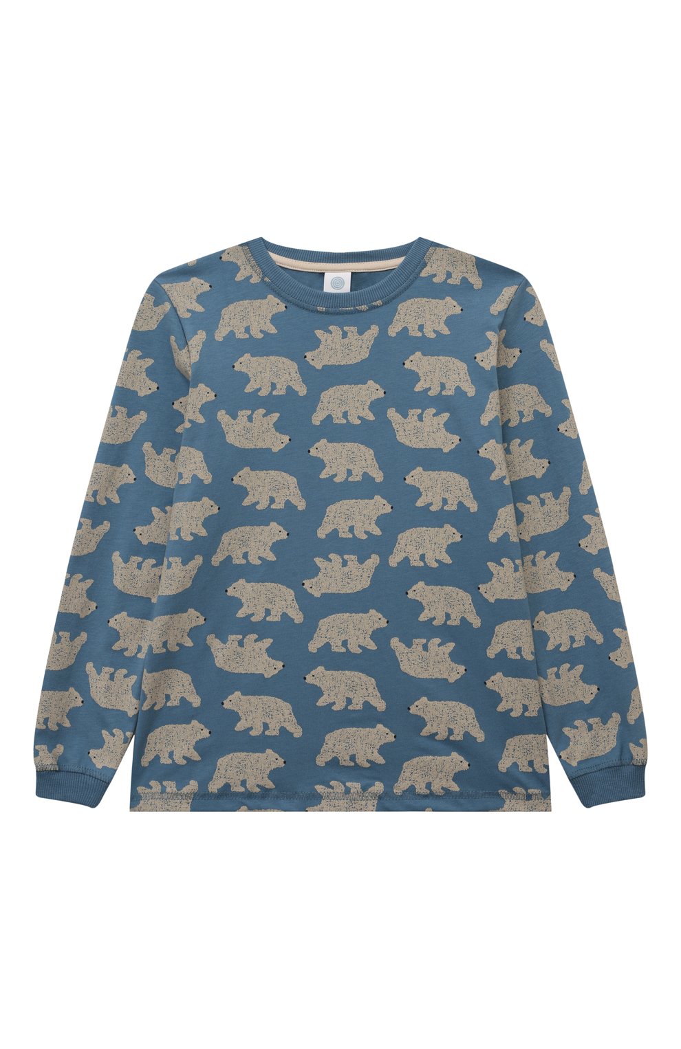 Хлопковая пижама SANETTA синего цвета по цене 6630 руб., арт. 233376, фото 2 Хлопковая пижама SANETTA, арт. 233376, фото 2