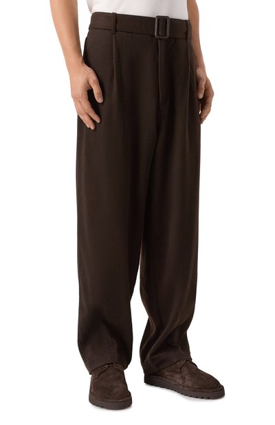 Брюки из шерсти и кашемира EMPORIO ARMANI, арт. EM003662/AF17835, фото 3