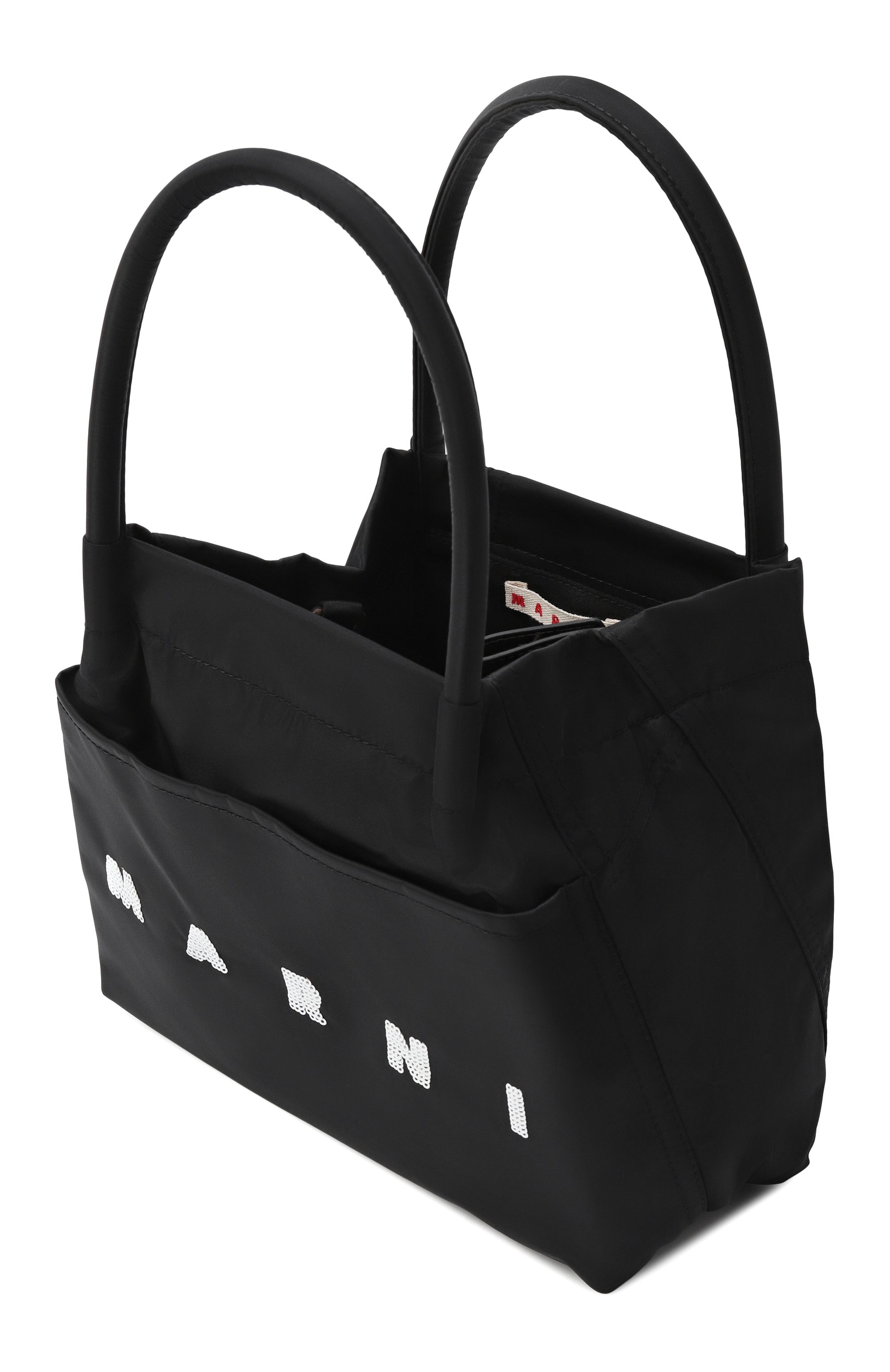 Сумка MARNI черного цвета по цене 26600 руб., арт. M01829/M00WS, фото 3 Сумка MARNI, арт. M01829/M00WS, фото 3