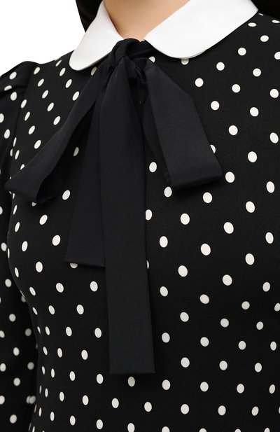 Платье REDVALENTINO черно-белого цвета по цене 51850 руб., арт. UR0VAT80/5EK, фото 5 Платье REDVALENTINO, арт. UR0VAT80/5EK, фото 5
