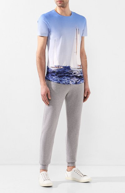 Хлопковые джоггеры DEREK ROSE, арт. 9250-DEV0001, фото 2