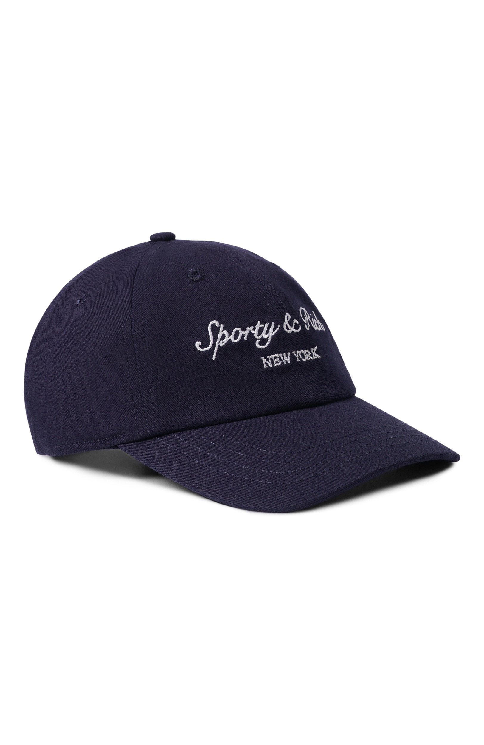 Хлопковая бейсболка SPORTY AND RICH, арт. AC10175300BL106, фото 1